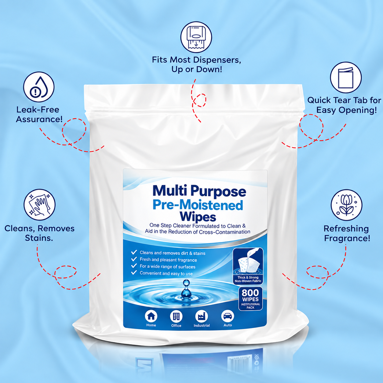 Private Label 800pcs Gym Cleaning Wipes