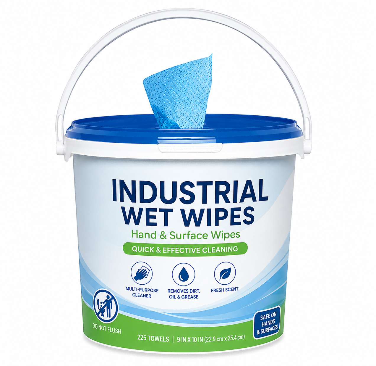 Heavy Duty Cleaning Wipes - 225 Count