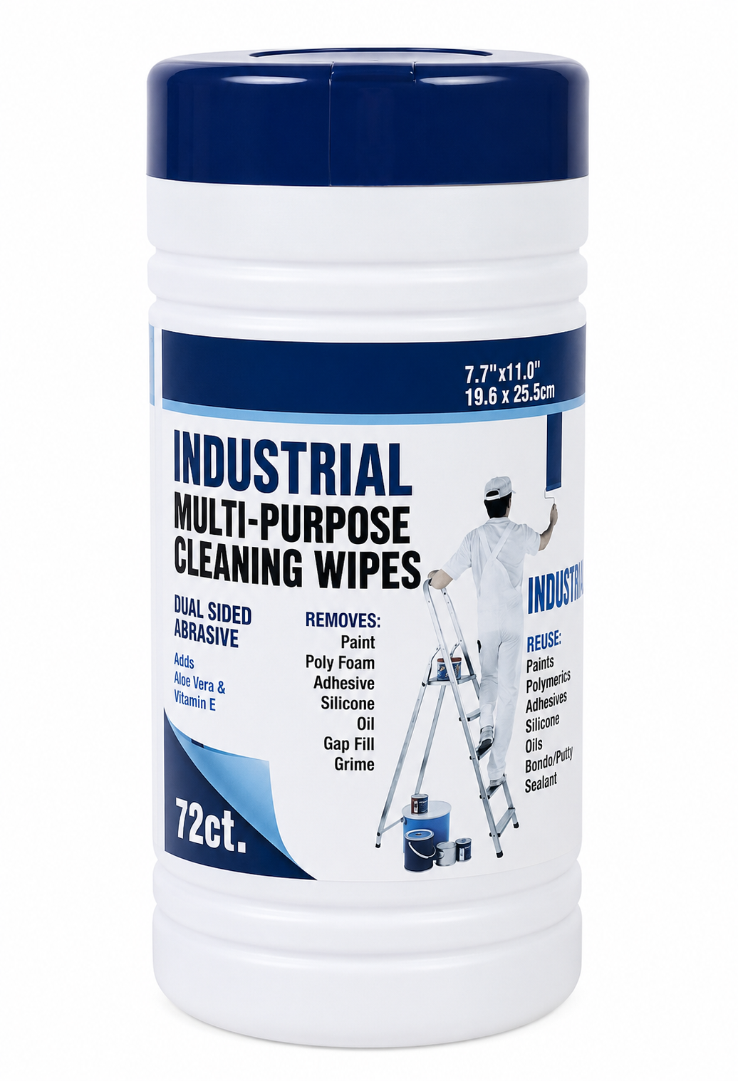 Heavy Duty Wipes - 72pcs with Private Label