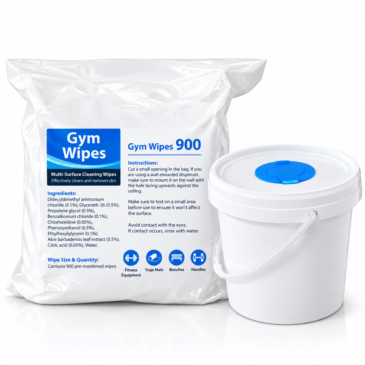Gym Wipes - Private Label 800pcs