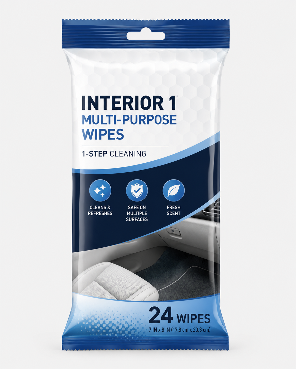 Car Cleaning Wipes - 24 Count